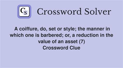 coiffure (4) Crossword Clue .